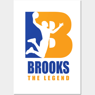 Brooks Custom Player Basketball Your Name The Legend T-Shirt Posters and Art